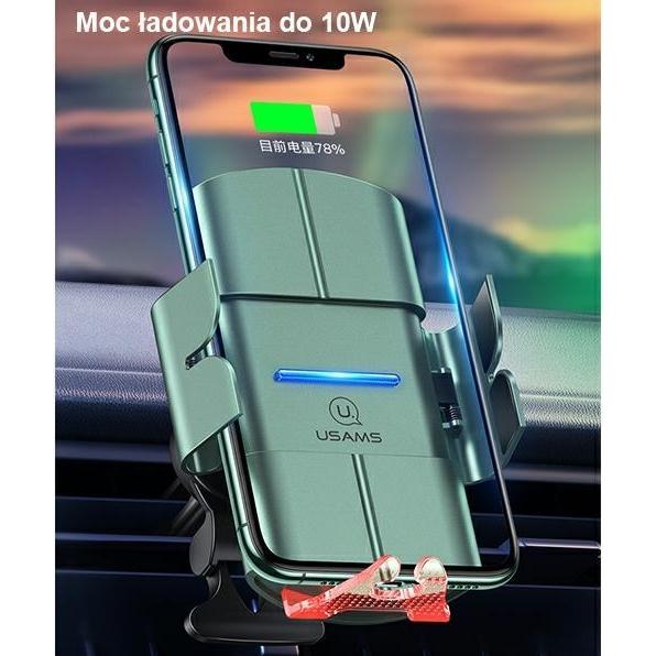 Thumbnail - Usams Automatischer Autohalter Starod CD133ZJ02, Smartphone Halterung, Grün