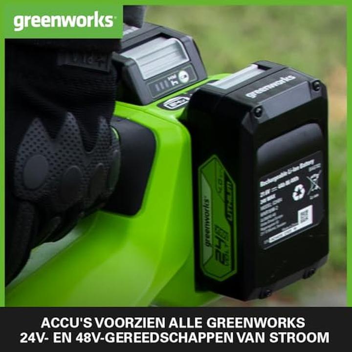 Produktbild Greenworks 24V Starterskit - 2 x 4 Ah Accu's En Duolader (24 V)