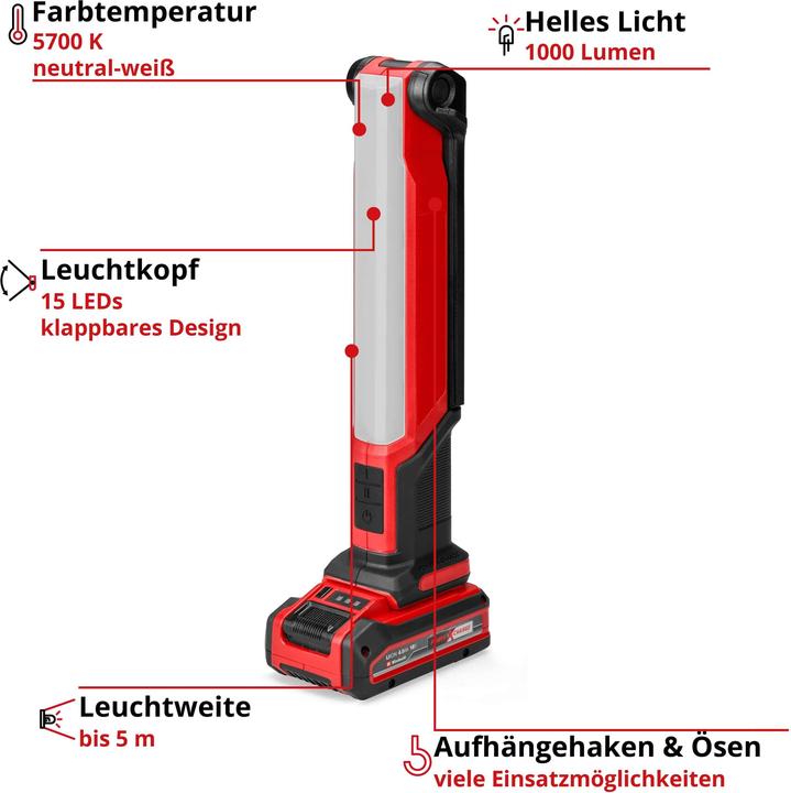 Produktbild Einhell TE-CL 18/1000 Solo (1000 lm)