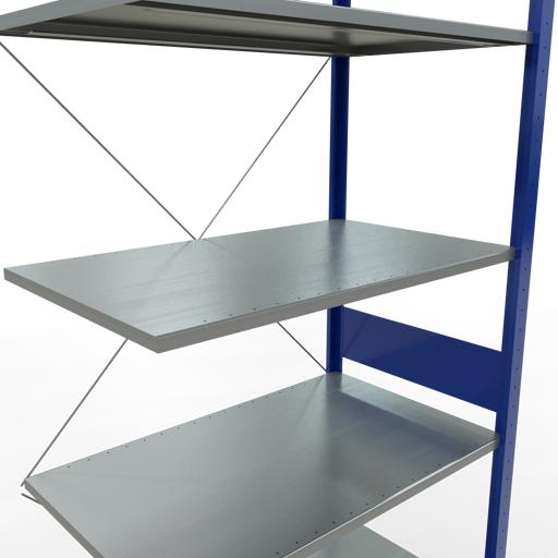 Actual product image Schulte Lagertechnik MULTIplus85 boltless bay system with cross brace