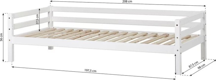 Actual product image Hoppekids Basic junior bed (90 x 200 cm)