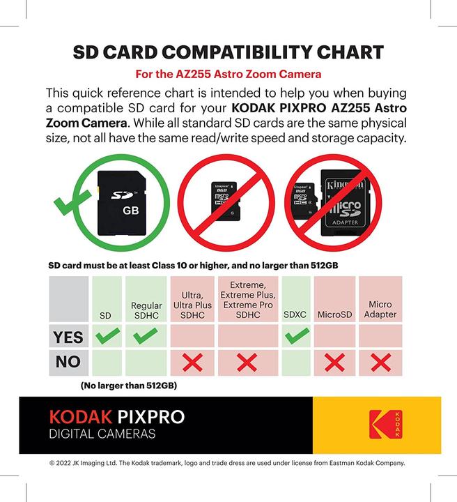 Immagine prodotto Kodak Astro Zoom AZ255 (4.3 - 170 mm, 16.15 Mpx, 1/2,3'')