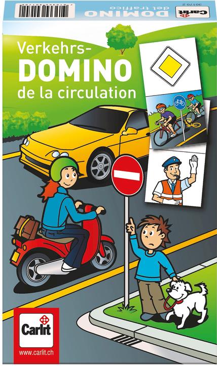 Produktbild Carlit Lernspiel Verkehrsdomino (Deutsch, Französisch, Italienisch)