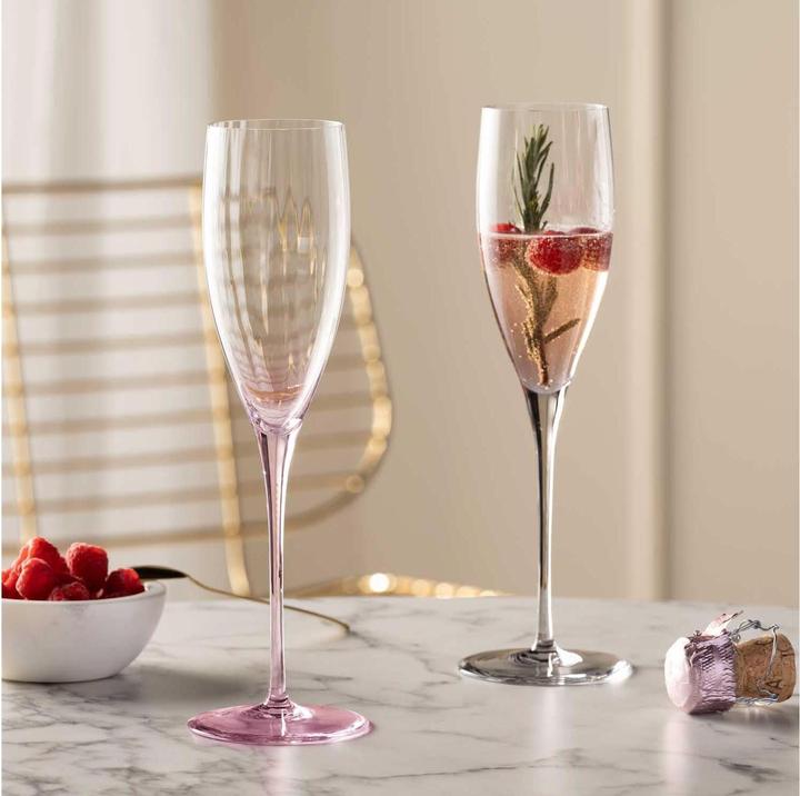 Produktbild Leonardo Sektglas Poesia 250 ml, 6 Stück, Rosa (25 cl, 6 Gläser, Sektgläser)