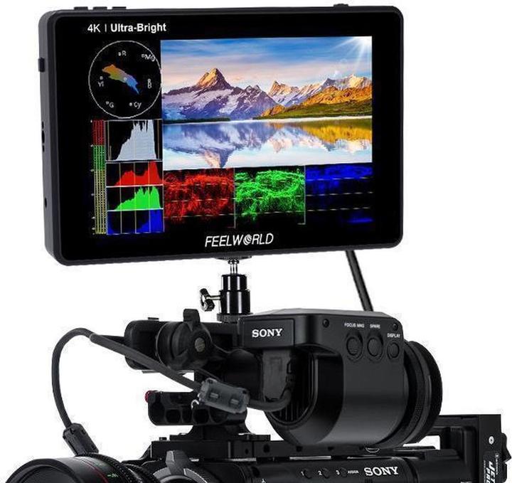 Feelworld LUT7 Monitor FHD 7 Zoll HDMI 4K LUT7 (7", Full HD)
