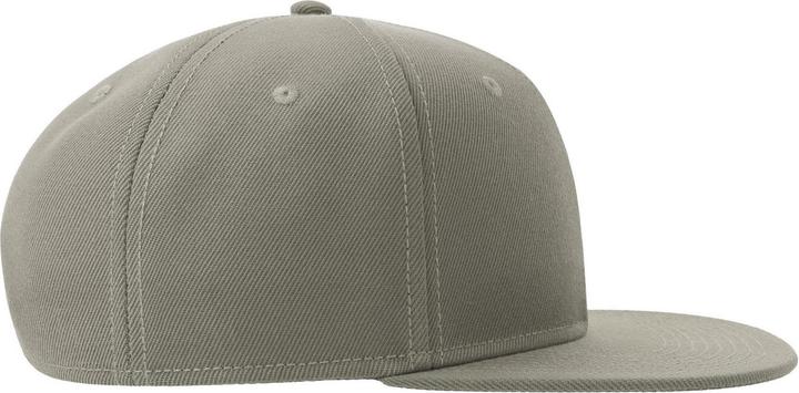 Actual product image Atlantis Unisex Adult 6 Panel Sustainable Flat Peak Baseball Cap (One size)
