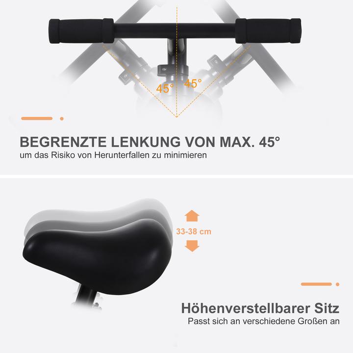 Produktbild Homcom 2-in-1 Kinderfahrrad (12")