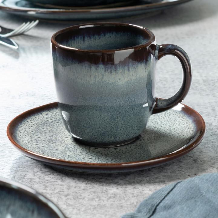 Produktbild Like. by Villeroy & Boch Lave Kaffeetassen mit Untertassen (190 ml, 6 x)