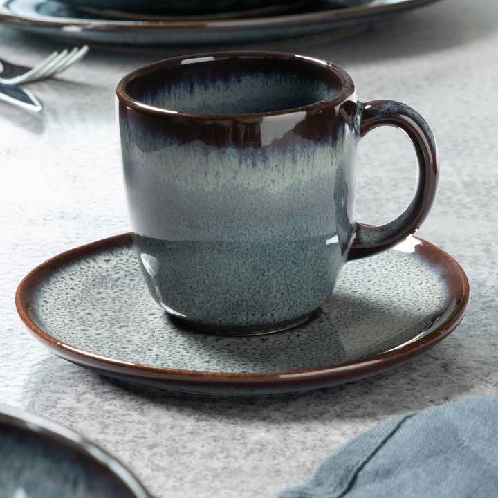 Image du produit Like. by Villeroy & Boch Lave tasses à café avec soucoupes (190 ml, 6 x)