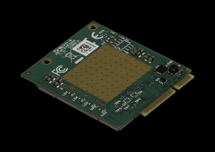 Produktbild MikroTik R11EL-FG621-EA -, 3G/4G/LTE miniPCi-e-Karte mit 2 x u.FL-Anschlüssen für I (Mini PCI Express)