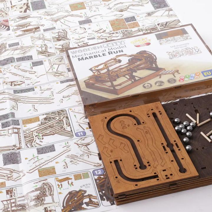 Actual product image WoodenCity Holzmodel 3D Marble Run