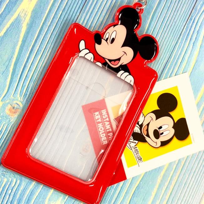 Actual product image Disney Mickey Mouse card holder (instant photo key ring)
