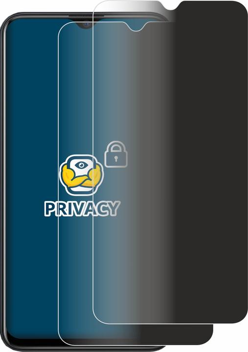 Actual product image BROTECT Anti-spy privacy film Blue light protection film (2 Piece, Xiaomi Redmi Note 8T)