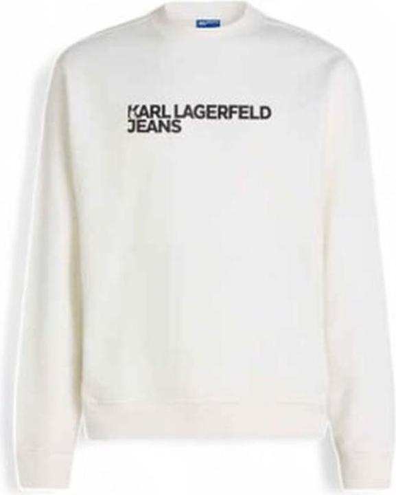 Produktbild Karl Lagerfeld Jeans, Herren, Essential Logo Sweat, Normale Passform, Weiss, M (M)