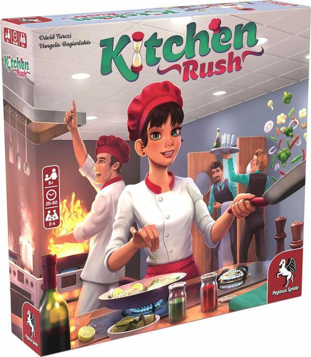 Produktbild Pegasus 51223E - Kitchen Rush (English Edition), Board Game (Englisch, 2 - 4 Spieler)