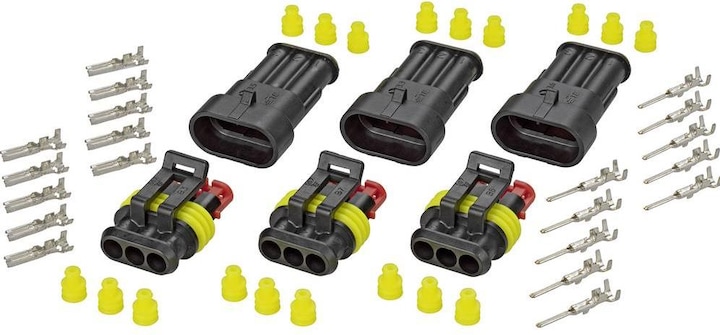 Produktbild TE Connectivity AMP-SUPERSEAL-Steckverbinder Set