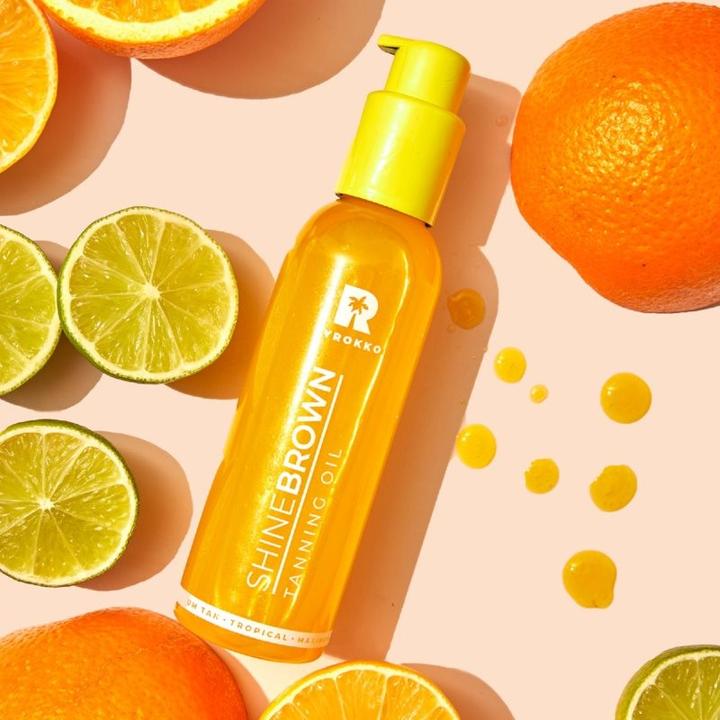 Image du produit Byrokko Huile de bronzage Shine Brown Chocolate (Huile solaire, 145 ml)