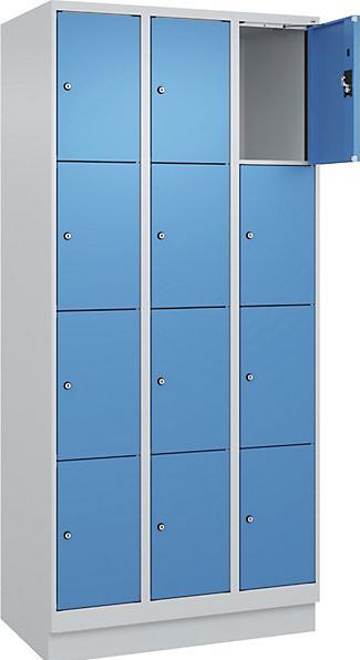 Actual product image kaiserkraft 4-compartment locker Evolo PLUS (90 cm, 195 cm)