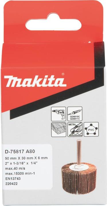 Produktbild Makita Fächerschleifer 50 x 30 / K80 (80)
