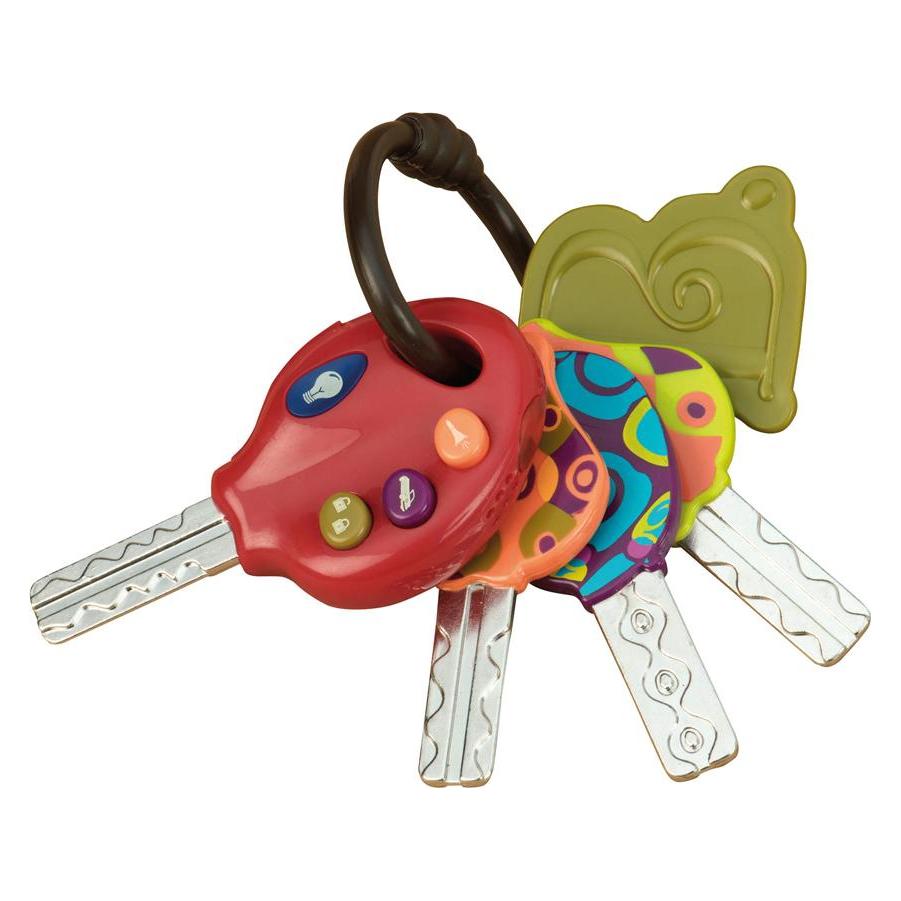 B.toys, Sleutelhanger, LucKeys Tomaat, Veelkleurig