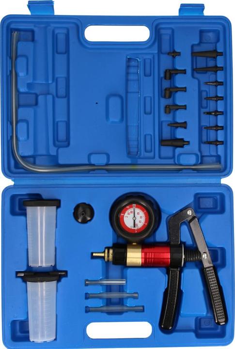 Actual product image Brilliant Tools Vacuum pressure pump set | 21 pcs.