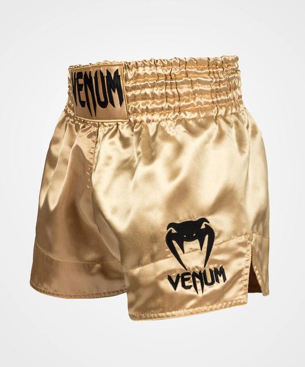 Image du produit Venum Classic Muay Thai Shorts - Gold/Black (L)
