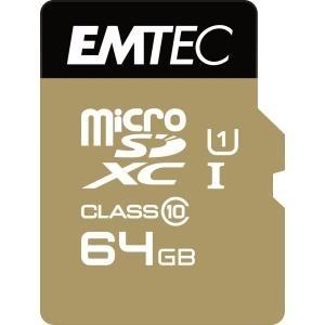 Productafbeelding Emtec Goud+ (64 GB, microSD, U1, UHS-I)