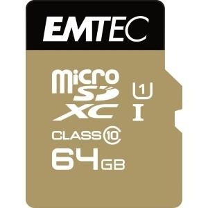 Productafbeelding Emtec Goud+ (64 GB, microSD, U1, UHS-I)