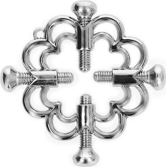 Pipedream Kink - Metallic Flower Nipple Clips