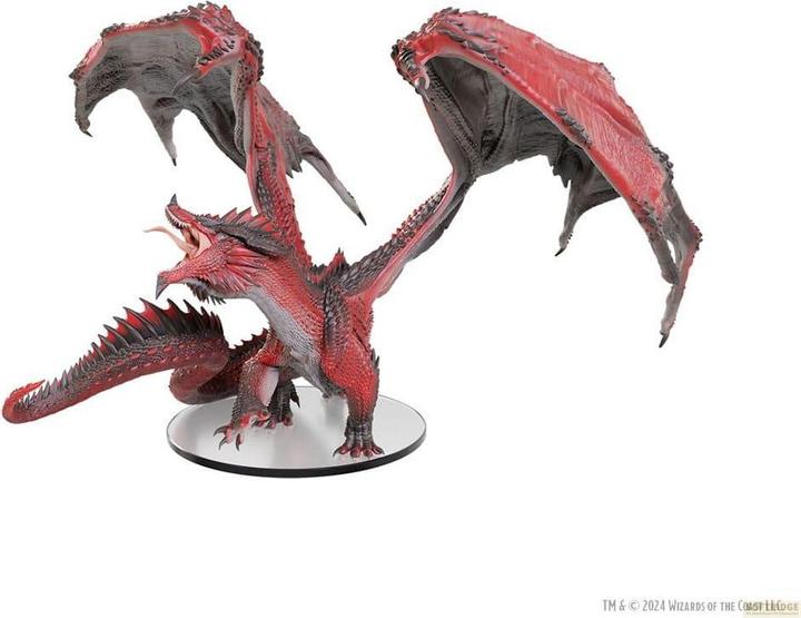 Actual product image Wizkids D&D Icons of the Realms miniature pre-painted Adult Red Dragon Tyrant 18 cm