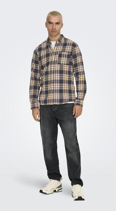 Produktbild Only & Sons Onsyoke Tapered Box Tai Dnm Cbo Noos (W29/L30)