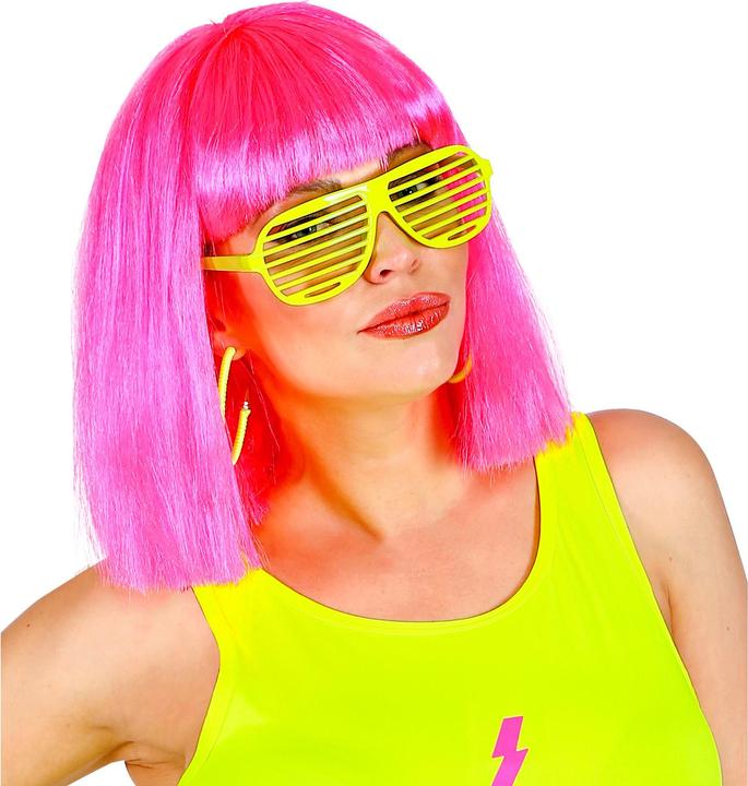 Produktbild Widmann 80er Jahre - Atzenbrille Neon