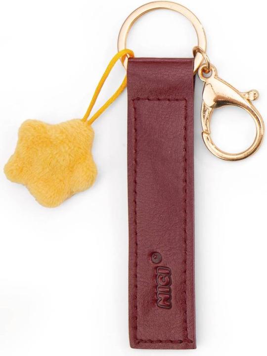 Actual product image Magni NICI Schlüsselanhänger Traumfrau Kunstlederband mit Stern rot 10cm