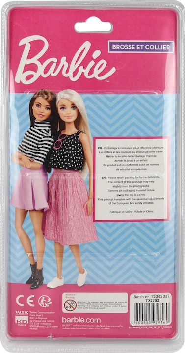 Produktbild KD Toys Brosse Et Collier Barbie