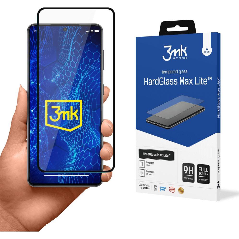 Thumbnail - 3MK HardGlass Max Lite for Samsung Galaxy S21 5G black frame (1 Stück, Samsung Galaxy S21 5G), Smartphone Schutzfolie, S...