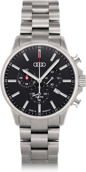 Actual product image Audi collection Chronograph with Luminous Hands, Date Display, and Alarm Function (Chronograph)