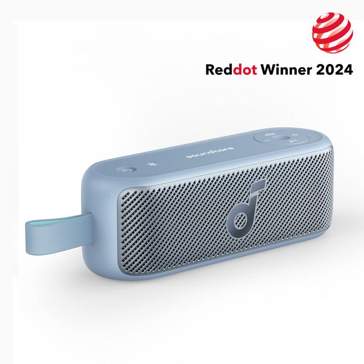 Actual product image soundcore Bluetooth speaker Motion 100 blue