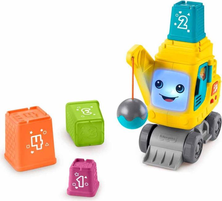 Fisher-Price Mattel Fisher Price Count & Stack Crane για 9-36 μηνών HWY62