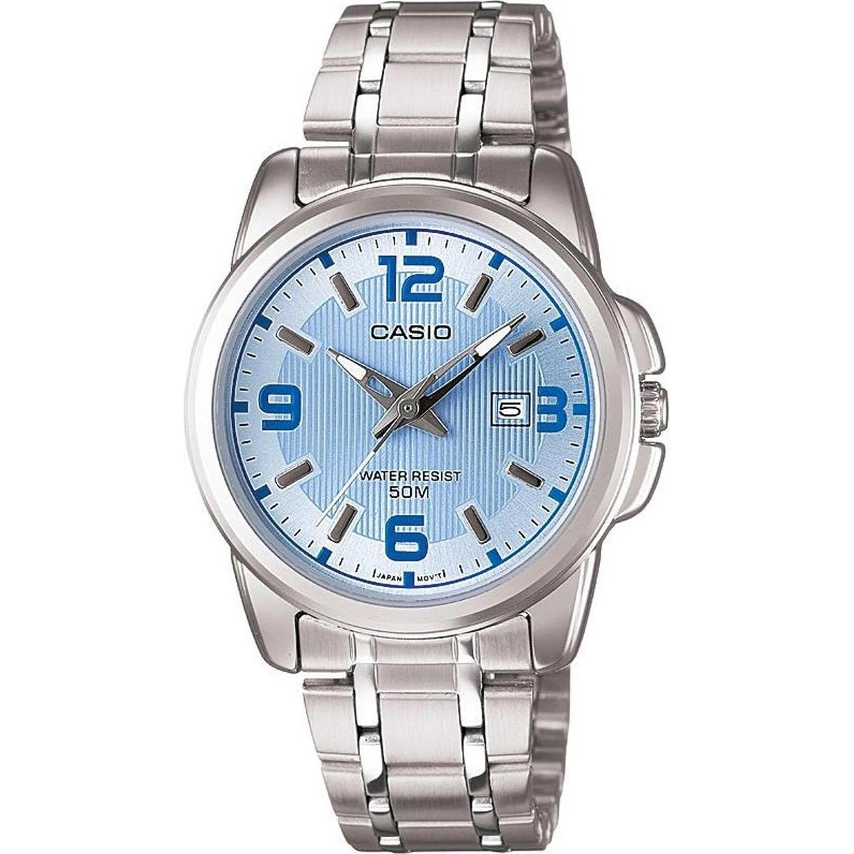 Casio Unisex Blu Orologio Da Polso, Enticer Lady, (33 Mm)