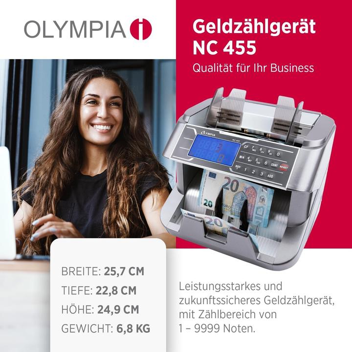 Produktbild Olympia NC 455, 300 notes