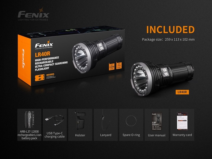 Produktbild Fenix LR40R (15.40 cm, 11000 lm)