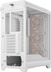Actual product image Fractal Case Meshify 3 White RGB TG Clear Tint (ATX, Mini-ITX, mATX, E-ATX)