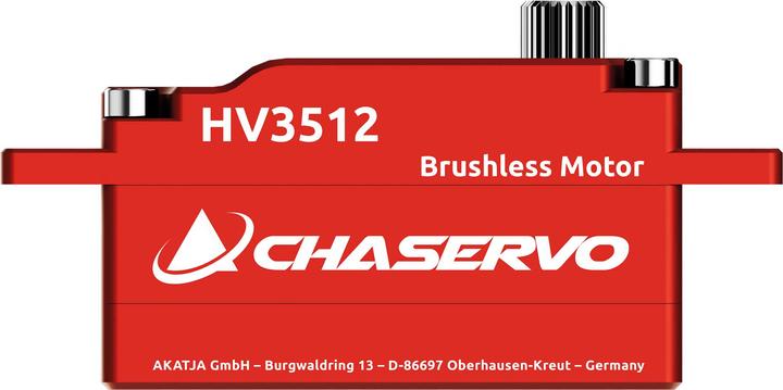 Produktbild Chaservo HV3512 25T low profile HV Brushless Servo, stehende Montage