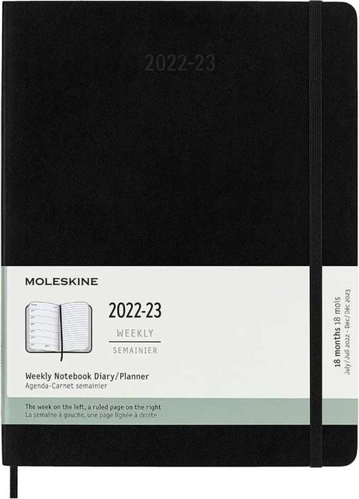 Image du produit Moleskine Agenda scolaire (19 x 25 cm, 1 semaine / 1 page)