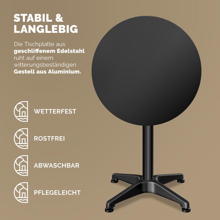 Actual product image Casaria Stehtisch (Ø 60 x 70 cm)