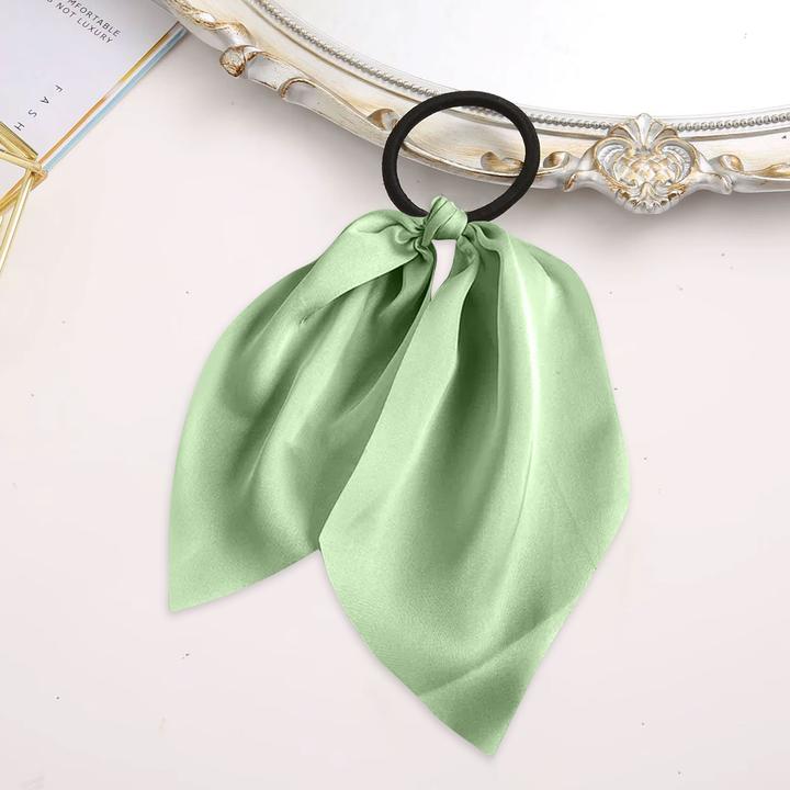 Immagine prodotto Avizar Satinband-Haargummi mit Schal (Elastico per capelli)