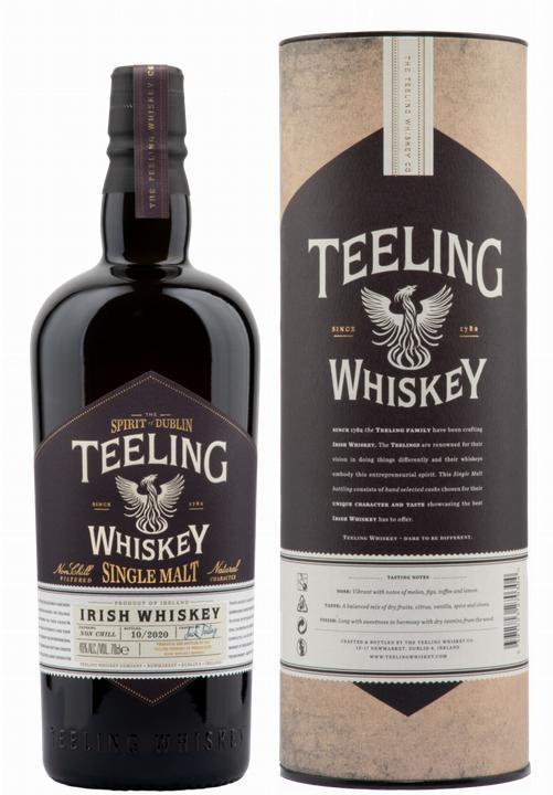Teeling Irlandais (Single Malt, Whisky irlandais, 1 x 70 cl)