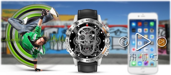 Produktbild Gravity SMARTWATCH MĘSKI GT9-6 - WYKONYWANIE POŁĄCZEŃ, CIŚNIENIOMIERZ (sg021f)