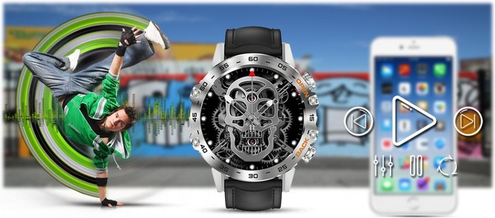Actual product image Gravity SMARTWATCH MĘSKI GT9-6 - WYKONYWANIE POŁĄCZEŃ, CIŚNIENIOMIERZ (sg021f)