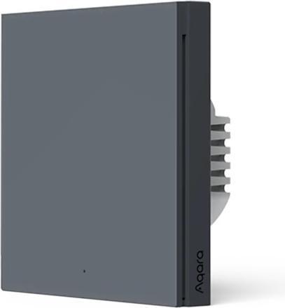 Immagine prodotto Aqara Interruttore da parete intelligente H1 grigio senza neutro, doppio bilanciere (Zigbee)